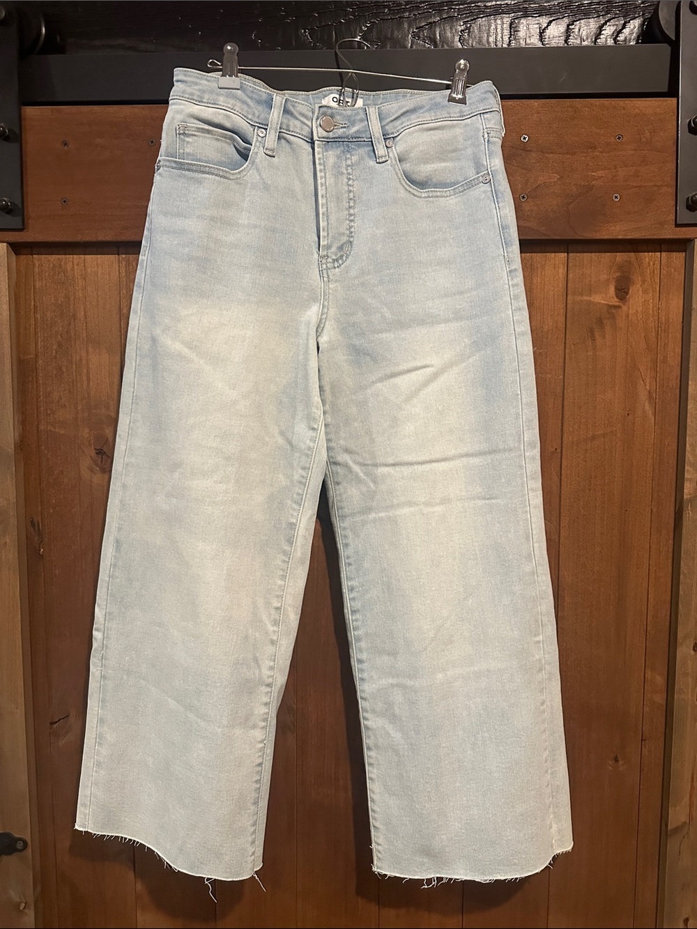 Oat New York Light Blue cropped Wide-Leg Jeans